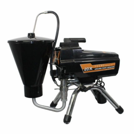 Машина за безвъздушно боядисване Bisonte PAZ20X SKID 230V дебит 2.0 l/min включва резервоар за материал 6 l - снимка