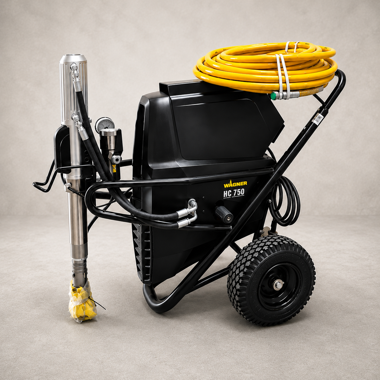 heavycoat750 Машина за пръскане на боя и шпакловка HeavyCoat 750 E - снимка