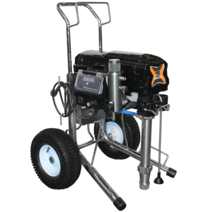 Машина за пръскане на боя и шпакловка Bisonte PAZ51X CART 230V дебит 5.0 л/мин. - снимка