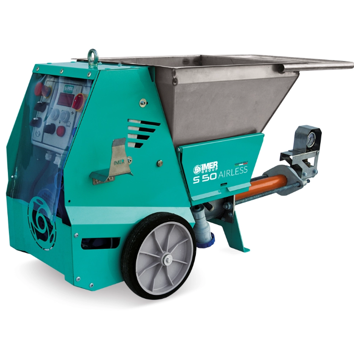 small-s50-airless Машина за боядисване и шпакловане IMER Small S50 Airless - снимка